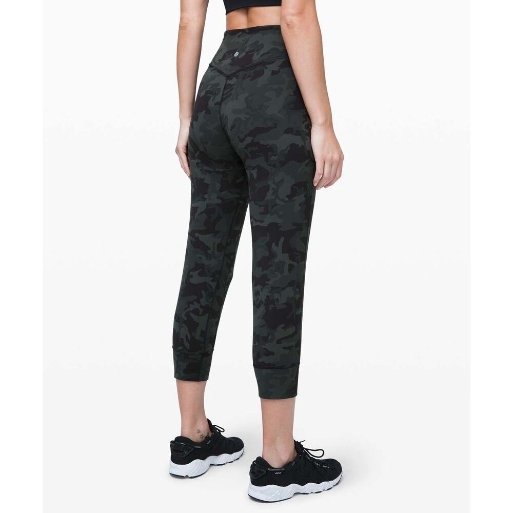 Lululemon Align Jogger Crop *23" Size 4 Nulu Camo EUC
